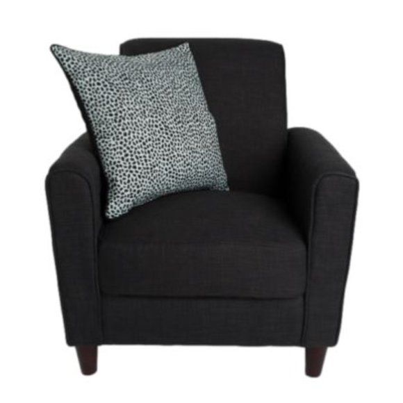 Canaan Hopper Print Pillow in Ebony 20" X 20" NWT Accent Decor Couch Living - Picture 1 of 3